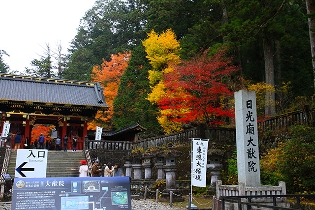 大猷院の紅葉