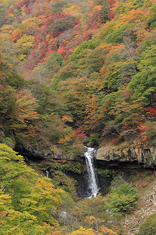 剣ヶ峰から般若滝