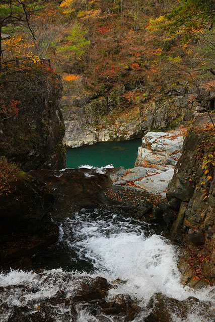 龍王峡と虹見の滝