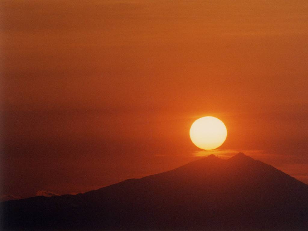 筑波山からの日の出