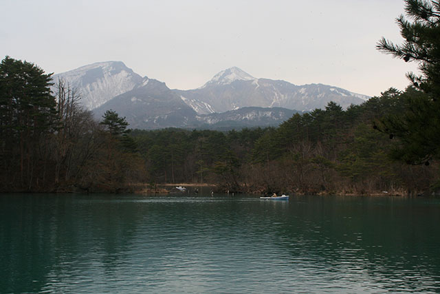 毘沙門沼から磐梯山
